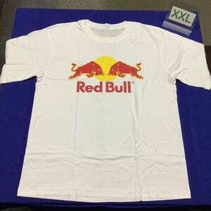 SR10D3 デザインTシャツ XXLサイズ　redbull 白 レッドブル　プリントTシャツ　