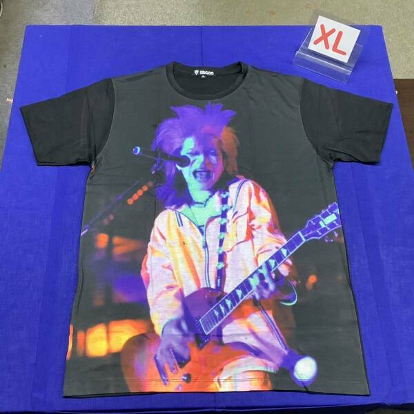 DBR7C2. バンドデザインTシャツ　XLサイズ　HIDE ② ヒデ X JAPAN 半袖