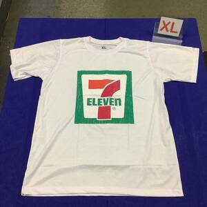 SR10C3. デザインTシャツ XLサイズ　セブンイレブン　白 半袖Tシャツ 7-ELEVEN