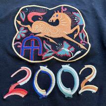 【希少】ディオール　ガリアーノ期　刺繍Tシャツ　2002 黒　馬_画像2