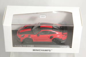MINICHAMPS 1/43 ポルシェ 911 GT2 RS ( 991.2 ) red / black wheels 2018