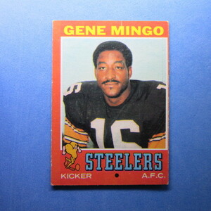 1971 Topps Football #227 Gene Mingo