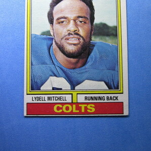 1974 Topps Football #69 Lydell Mitchellの画像4