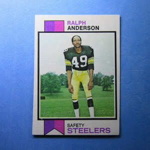 1973 Topps Football #357 Ralph Anderson (ROOKIE)