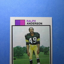 1973 Topps Football #357 Ralph Anderson (ROOKIE)_画像3