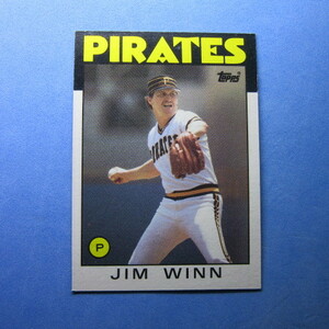 1986 Topps #489 Jim Winn