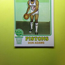 NBA 1973-74 Topps #139 Don Adams_画像4
