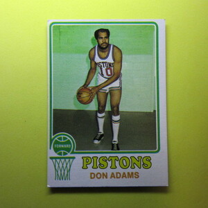 NBA 1973-74 Topps #139 Don Adams