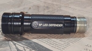 【中古】SUREFIRE 6PDL 6P LED DEFENDER刻印　 2セル6V純正ボディ BK 旧ロゴ シュアファイア