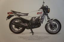 イラストポスター A3版 1980 YAMAHA RZ250 ヤマハ 2サイクル エンジン 検：バイク オートバイ_画像1