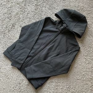 こども服♪裏ぽかベロアパーカー紺150★新品55