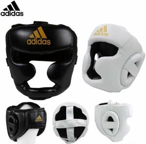 送料無料 新品 adidas ボクシング ヘッドガード (顎パッド) L