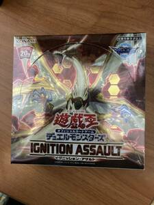  shrink unopened Yugioh Duel Monstar zOCG IGNITION ASSAULT 1BOX ignition *a monkey to package part dent 