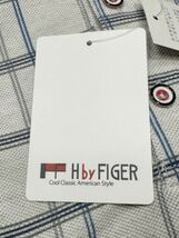 (送料無料)新品未使用品 H by FIGER エイチバイフィガー メンズ 半袖ポロシャツ ☆サイズM胸囲88〜96身長165〜175☆カラー 杢グレー_画像6