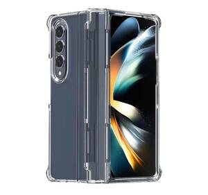 y010926m ARAREE Samsung Galaxy Z Fold 4用 ケース ヒンジまで保護 Nukin 360 クリア 透明 薄型 軽量 耐衝撃