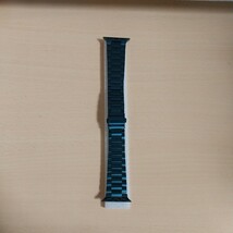 y011210fm KIMOKU コンパチブル Apple Watch バンド 41mm 40mm 38mm ステンレス製 Ultra SE 2 SE Series 8 7 6 5 4 3 2 1 ブルー_画像4