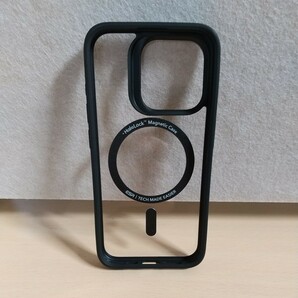 y011720fm ESR for iPhone 15 Pro ケース MagSafe 対応 米軍MIL規格 耐黄変 傷に強い背面 クリア ブラック Classic シリーズの画像3