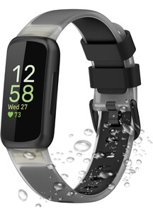 y012418fm シリコンバンド Fitbit Inspire 3 専用 バンド スポーツ バンド シリコン製 ベルト 防水 防汗 調節可能 軽量 耐久性 