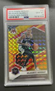 【PSA10】Dejounte Murray 2019 panini mozaic fusion red choice /88