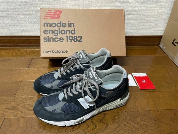 new balance M991NV 8.5 26.5cm 991 992 993 990 ネイビー