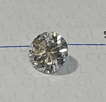 ◆0.468ｃｔ　 I　 SI-１ GOOD 天然 ダイヤ モンド ルース 中央宝石研究所 ソーティング CGL size 4.84-4.91x3.12mm　　_画像4