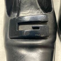 GUCCI サンダル　革靴 ブラック 24.5cm_画像8