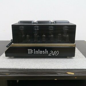 【ジャンク】Mcintosh MC240 パワーアンプ マッキントッシュ @56038