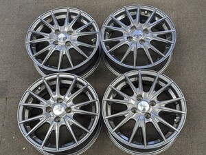 weds VELVA SPORT ウェッズ　ヴェルバスポルト15in×5.5J PCD:100mm 4穴 インセット＋42mm ホイールのみ4本