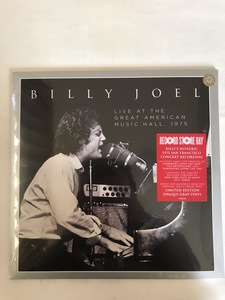 ■RSD限定盤LP■BILLY JOEL-ビリー・ジョエル/LIVE AT THE GREAT AMERICAN MUSIC HALL,1975 限定GRAY VINYL 2LP シールド未開封