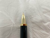 PILOT パイロット 万年筆 黒・ゴールド ペン先14K-585 F A195 ケース・替えインク付き【CAAE4006】_画像3