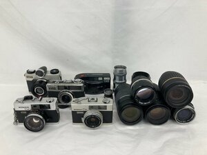 カメラ 本体 レンズ　canon zoom lens EF 75-300mm 1:4-5.6 Ⅲ　Konica カメラ C35 / 38mm F1.8　ほか 多数 おまとめ【CAAK1065】
