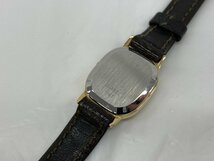 OMEGA オメガ SS/革 デヴィル クォーツ 1387 不動 【CAAN8037】_画像5