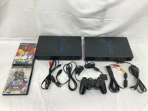 SONY PlayStation2 ソニー プレイステーション2 ２個 おまとめ 本体 ソフト ジャンク【CAAR3077】