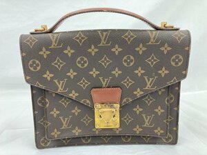 LOUIS VUITTON　ルイヴィトン モノグラム　ハンドバッグ　 モンソー28 M51185 A21924 【CAAU8036】