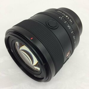 SONY ソニー　カメラレンズ　SEL50F14GM α　G MASTER　F1.4/50 GM　0.41m/1.35ft　Ф67　バッグ付き　箱あり【BLAB7007】