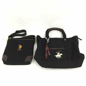 U.S POLO ASSN / POLO CLUB ショルダーバッグ トートバッグ 2点まとめ【BLBB3001】