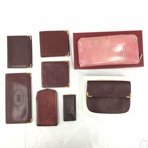 Cartier カルティエ マスト 財布 他 8点 おまとめ【CAAI5060】