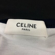 CELINE セリーヌ 半袖Tシャツ コットン ホワイト サイズXS【CAAK5077】_画像4