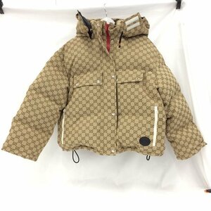 GUCCI グッチ GGキャンバス ダウンジャケット サイズ40 717558【CAAL5027】