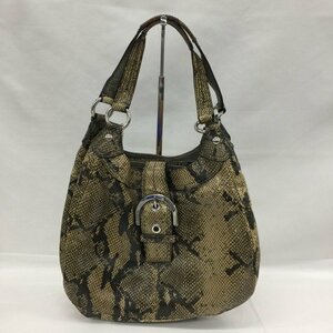 COACH　コーチ　パイソン　ショルダーバッグ　F17419【CAAO4025】