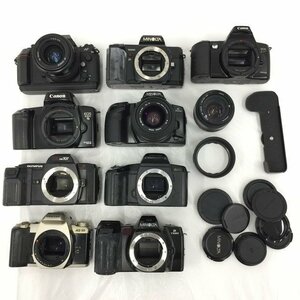 AF一眼レフ　おまとめ　キヤノン Canon EOS 1000S　ニコン Nikon F-501　オリンパス OLYMPUS OM707　他【CAAR6030】