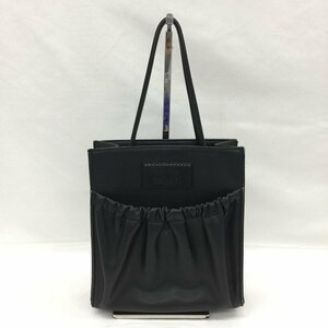 MAISON MARGIELA メゾンマルジェラ トートバッグ 黒 レザー【CAAV8004】