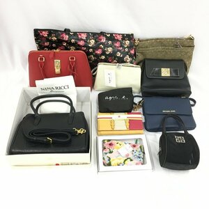 MICHAEL KORS ショルダーバッグ /GIVENCHY メッシュバッグ / Salvatore Marra 長財布 他 バッグ 財布 おまとめ セット【BLBC9014】