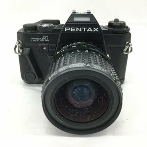 PENTAX ペンタックス　一眼レフフィルムカメラ　superA/レンズ　PENTAX-A ZOOM 1:4 35ー70mm　2点セット【BLBB7024】