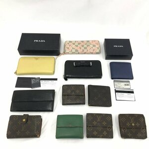 LOUIS VUITTON ルイ・ヴィトン/PRADA プラダ 財布 11点 おまとめ【CAAI2002】