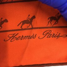 HERMES エルメス カレ40 シルク スカーフ 馬柄【CAAJ5035】_画像6