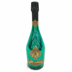 アルマン・ド・ブリニャック　グリーン　シャンパン　750ml　12.5%　総重量：1672.3g　未開栓　国外酒【CAAM3065】