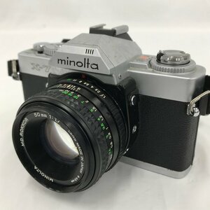 MINOLTA ミノルタ 一眼レフカメラ X-7/MD ROKKOR 50mm F1.7 レンズ付き【CAAD6035】
