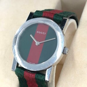 GUCCI グッチ 5200L 腕時計 稼働 箱あり【CAAN6079】