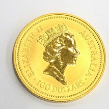 K24IG　オーストラリア　カンガルー金貨　1oz　1991　総重量31.1g【CAAQ6010】_画像2